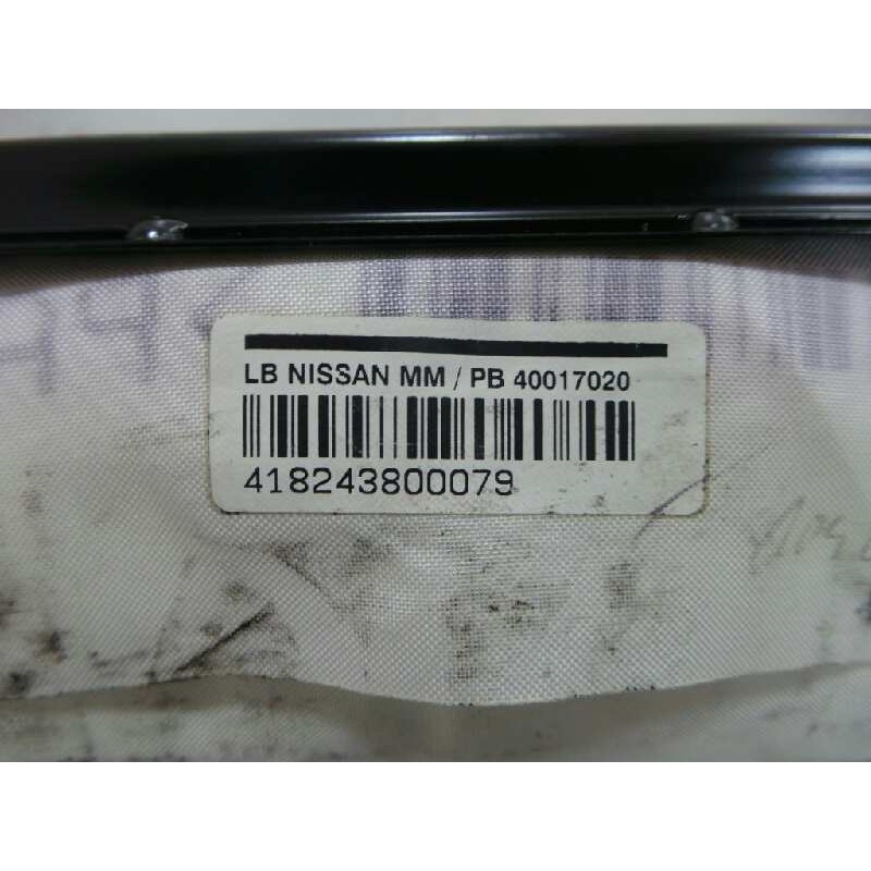 Recambio de airbag delantero derecho para nissan micra (k12e) 1.2 cat referencia OEM IAM 418243800079-PB40017020  
