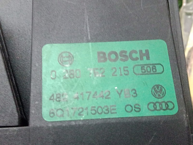 Recambio de pedal acelerador para seat ibiza (6l1) 1.4 16v referencia OEM IAM 0280752215-482417442YB3-6Q1721503EOS  