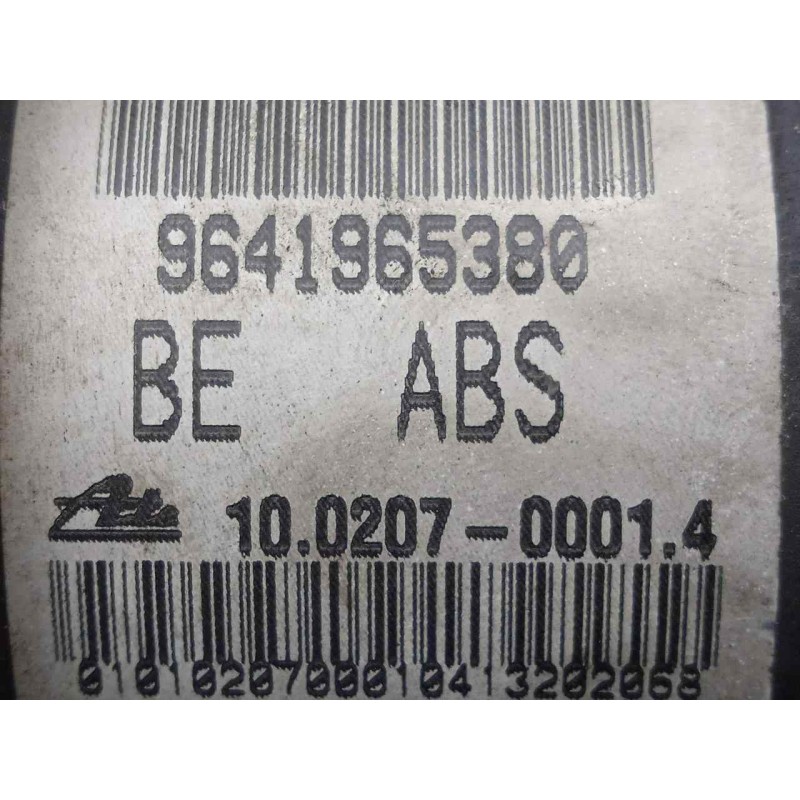 Recambio de abs para citroën c3 1.4 hdi referencia OEM IAM 10097011063-5WK84106-10020700014-9641965380 ATE 