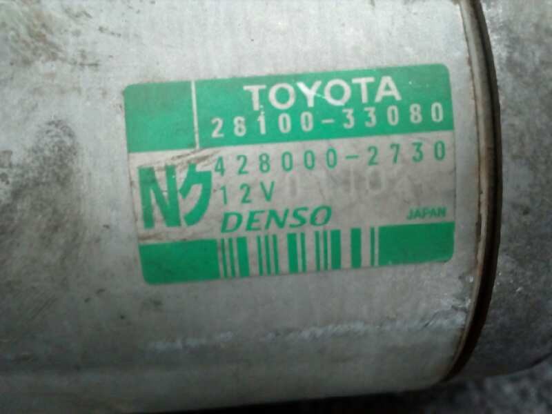 Recambio de motor arranque para toyota auris 1.4 turbodiesel cat referencia OEM IAM 2810033080-4280002730 DENSO 