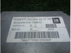 Recambio de centralita motor uce para opel astra g berlina 1.6 referencia OEM IAM 16268377-6237797 DELPHI  2