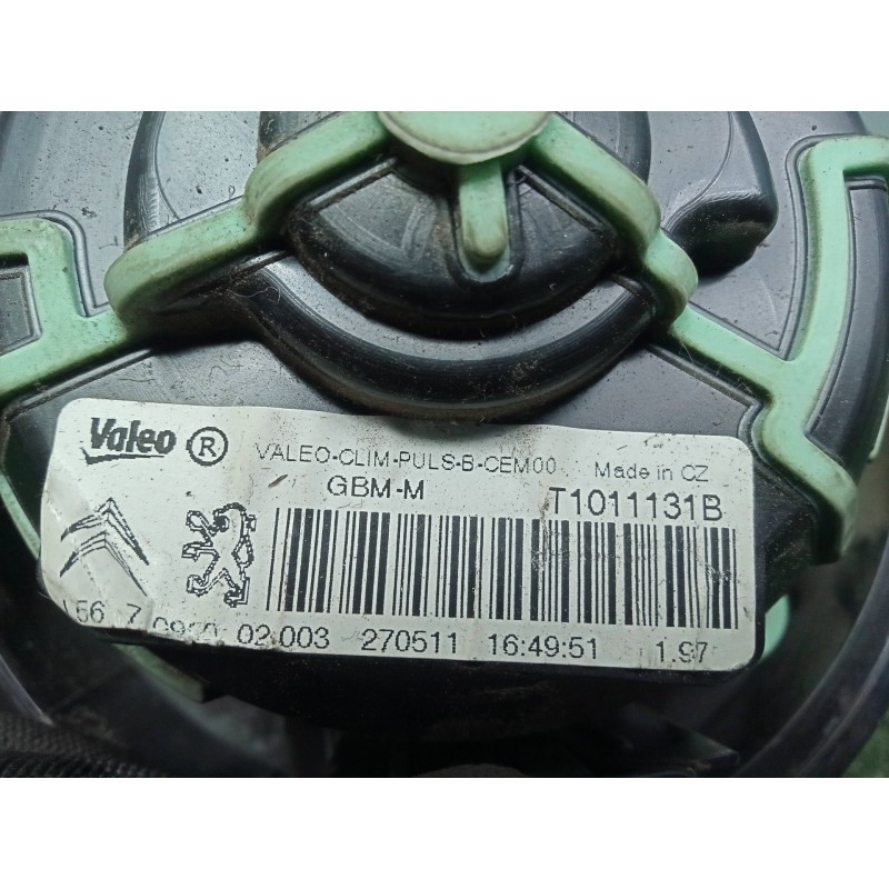 Recambio de motor calefaccion para peugeot 308 sw referencia OEM IAM T1011131B CON.CLIMA Ø DIAMETRO: 142MM