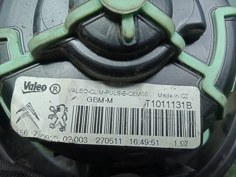 Recambio de motor calefaccion para peugeot 308 sw referencia OEM IAM T1011131B CON.CLIMA Ø DIAMETRO: 142MM