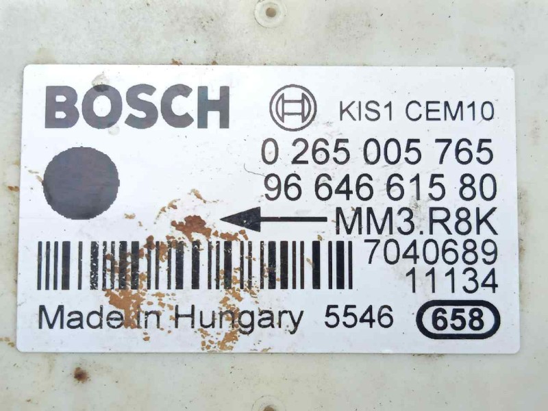 Recambio de centralita esp para peugeot 308 sw referencia OEM IAM 0265005765-9664661580  