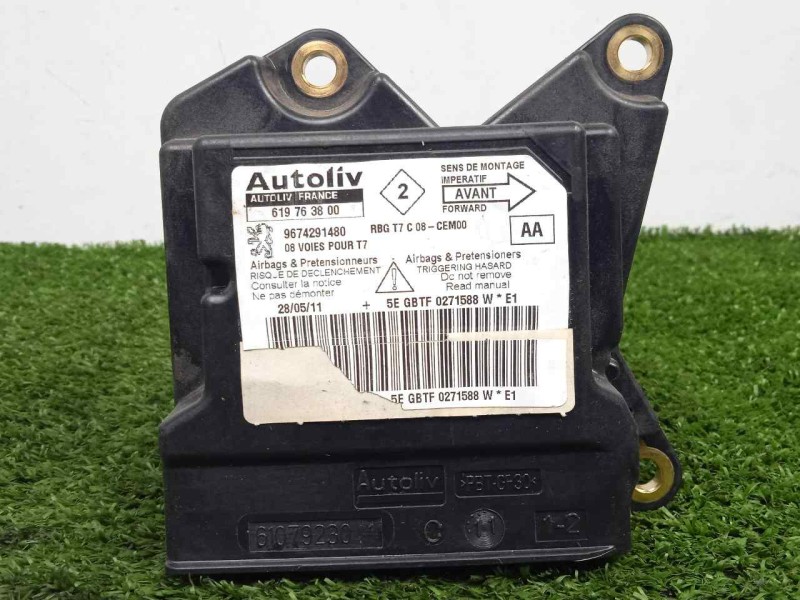 Recambio de centralita airbag para peugeot 308 sw referencia OEM IAM 619763800-9674291480  