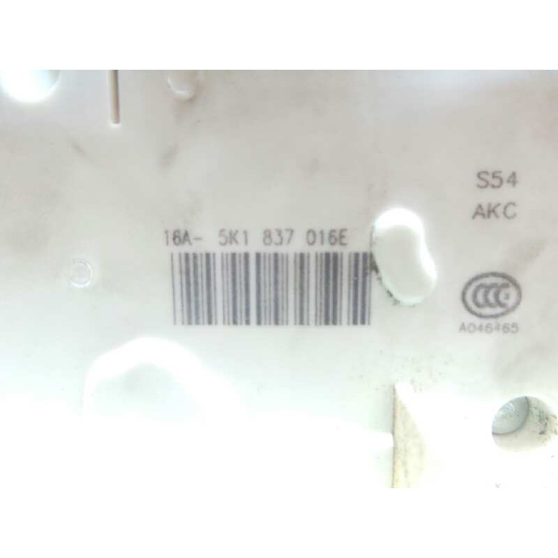 Recambio de cerradura puerta delantera derecha para volkswagen polo (6c1) 1.2 tsi referencia OEM IAM 5K1837016E  7 PINES