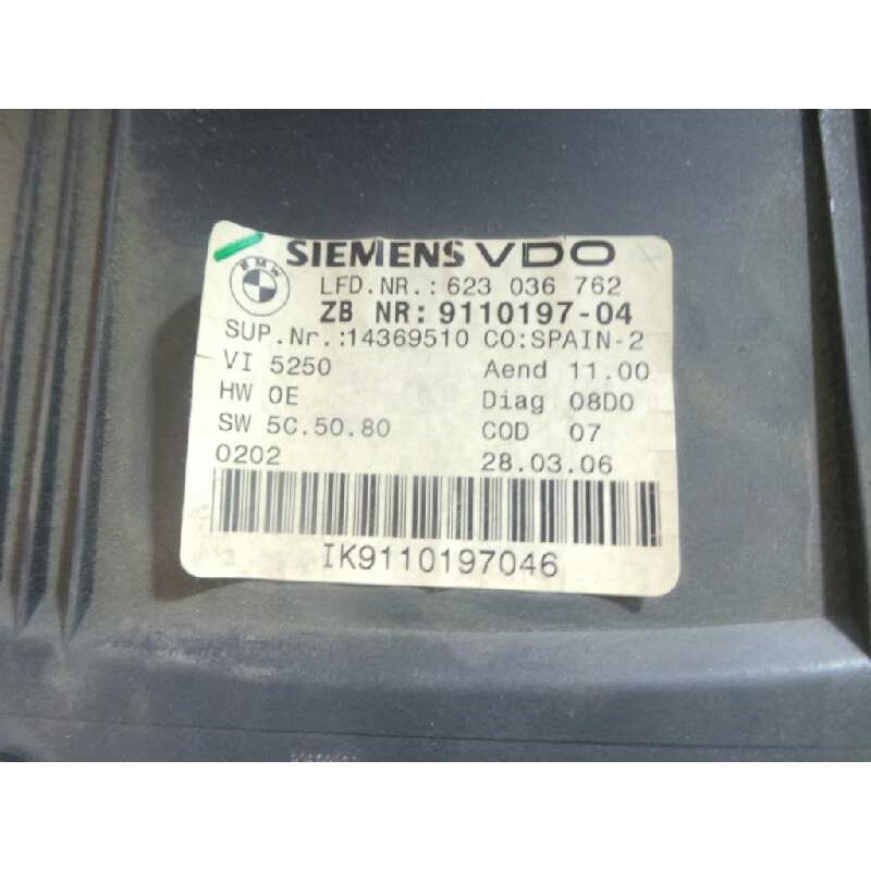Recambio de cuadro instrumentos para bmw serie 3 berlina (e90) 2.0 cat referencia OEM IAM A2C53168423-623036762-911019704 SIEMEN