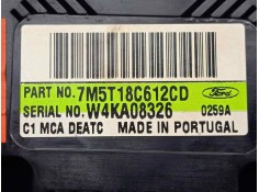 Recambio de mando climatizador para ford kuga (cbv) 2.0 tdci cat referencia OEM IAM 7M5T18C612CD   2