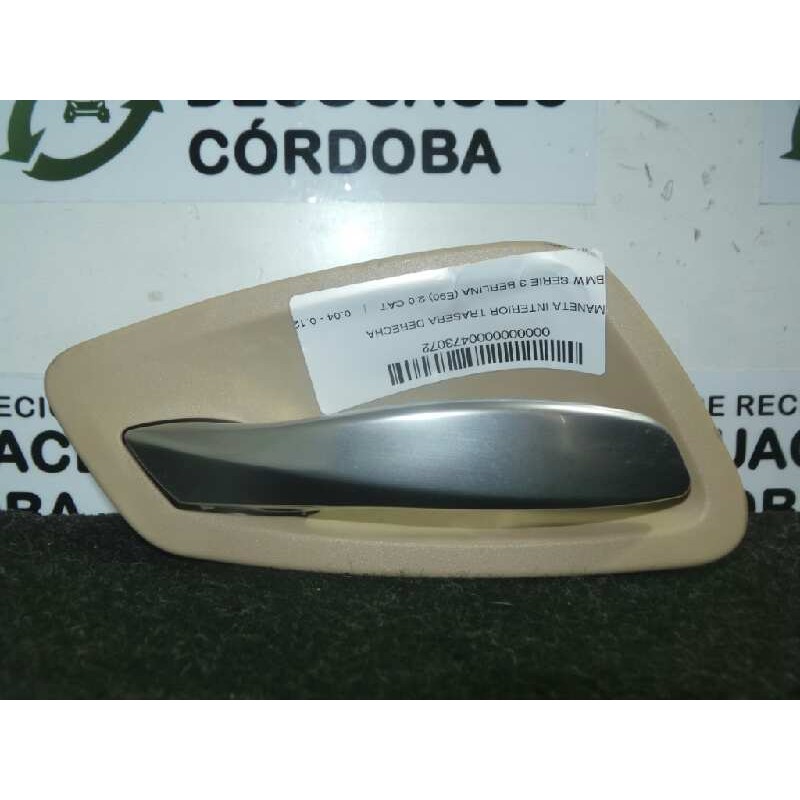 Recambio de maneta interior trasera derecha para bmw serie 3 berlina (e90) 2.0 cat referencia OEM IAM 7144545-7144547-7144549  B