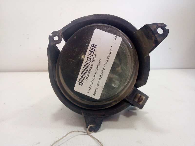 Recambio de faro antiniebla derecho para ssangyong rodius 2.7 turbodiesel cat referencia OEM IAM   