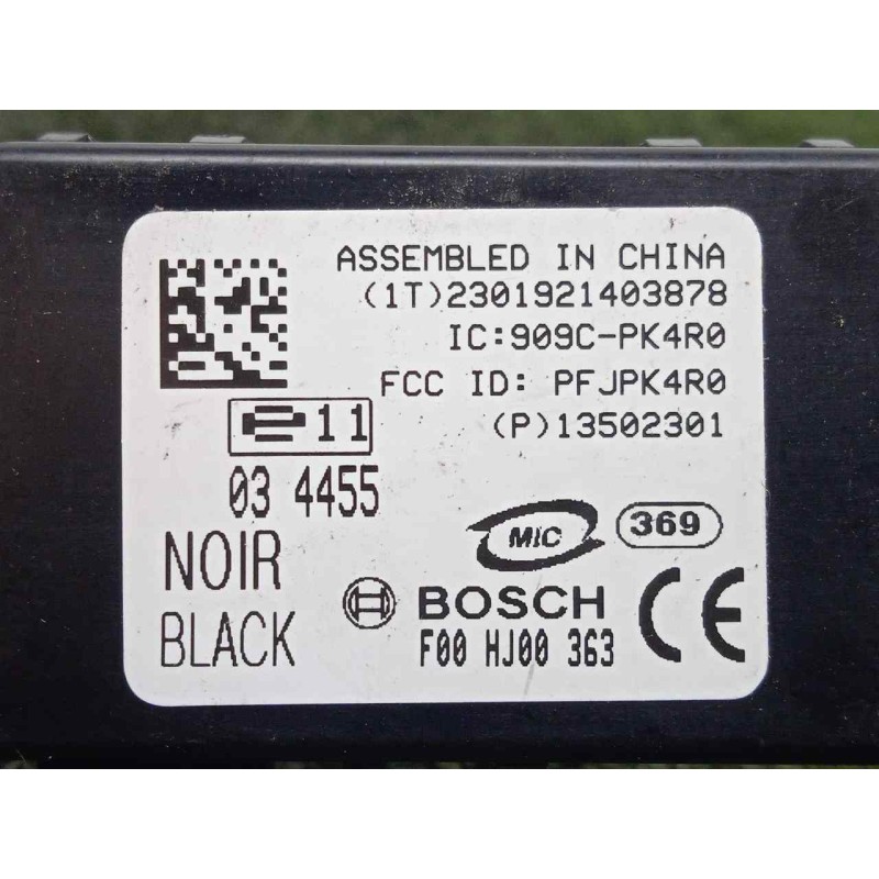 Recambio de antena para chevrolet cruze 1.6 cat referencia OEM IAM F00HJ00363-909CPK4R0-PFJPK4R0 ANTENA.LLAVE.CONTACTO 