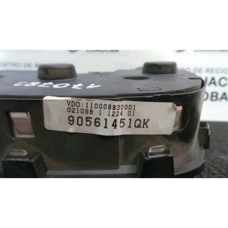 Recambio de cuadro instrumentos para opel astra g berlina 1.7 turbodiesel cat (x 17 dtl / 2h8) referencia OEM IAM 90561451QK-110