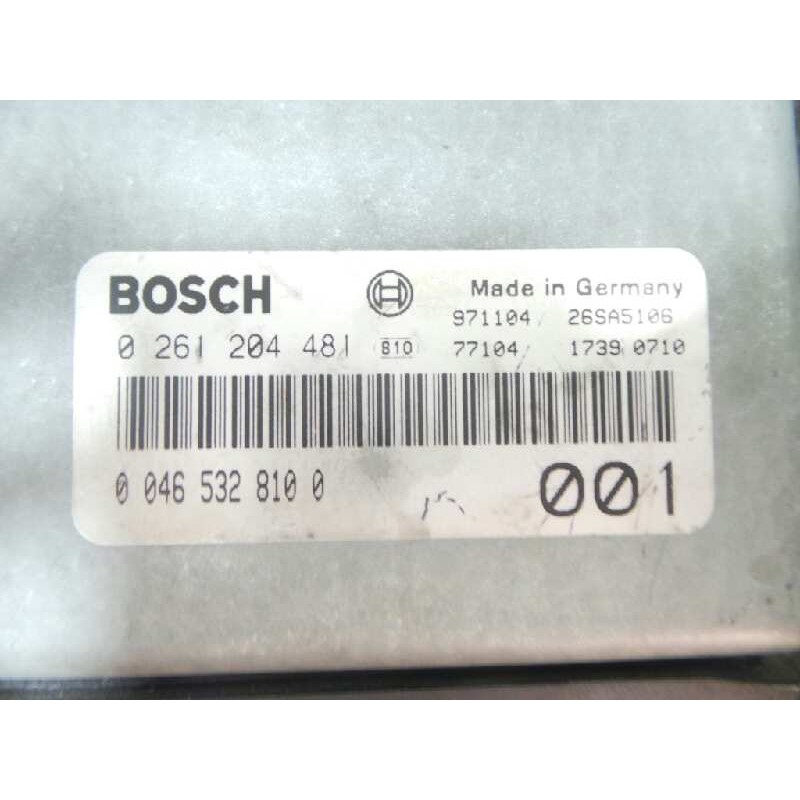 Recambio de centralita motor uce para alfa romeo 146 1.4 16v cat referencia OEM IAM 0261204481-00465328100  