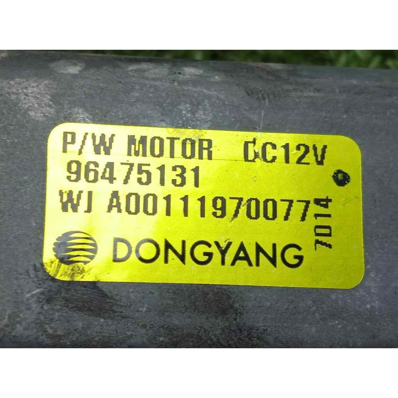 Recambio de elevalunas trasero izquierdo para chevrolet nubira berlina 2.0 diesel cat referencia OEM IAM 96475131-WJA00111970077