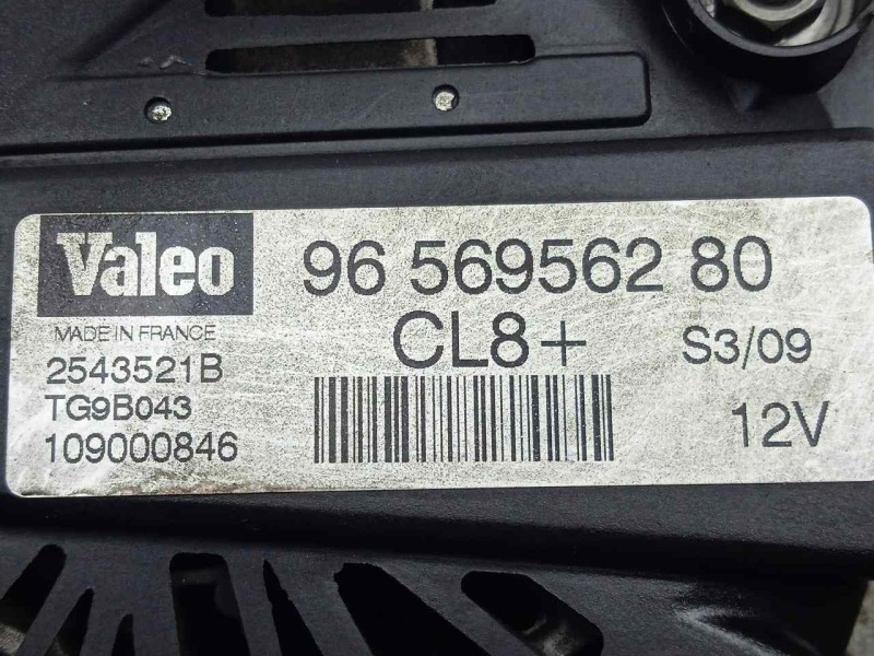 Recambio de alternador para citroën c4 coupe 1.4 16v referencia OEM IAM TG9B043-965696280 90AH - VALEO POLEA.FIJA - 6.CANALES