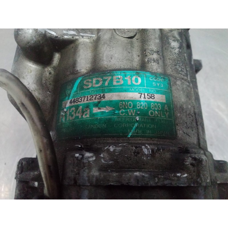 Recambio de compresor aire acondicionado para volkswagen polo berlina (6n1) 1.4 referencia OEM IAM 7158-6N0820803A SANDEN SD7B10
