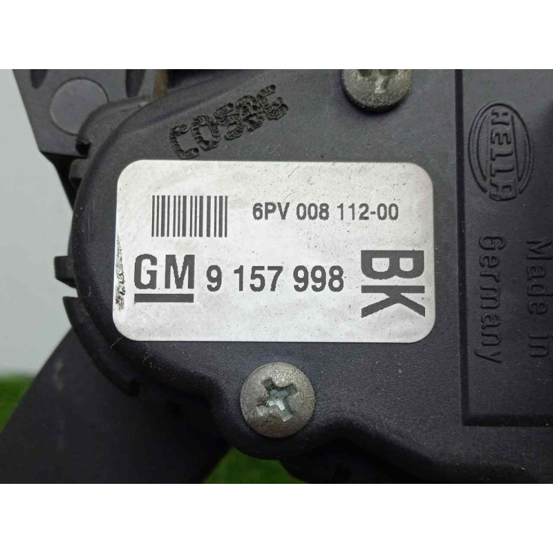 Recambio de potenciometro pedal para opel astra h ber. 1.6 16v cat referencia OEM IAM 9157998-6PV00811200 ASTRA.H 6.PINES