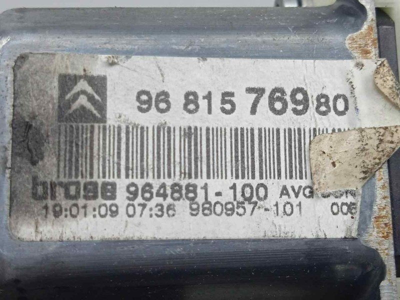 Recambio de motor elevalunas delantero izquierdo para citroën c4 coupe 1.4 16v referencia OEM IAM 9681576980-964881100-965483100