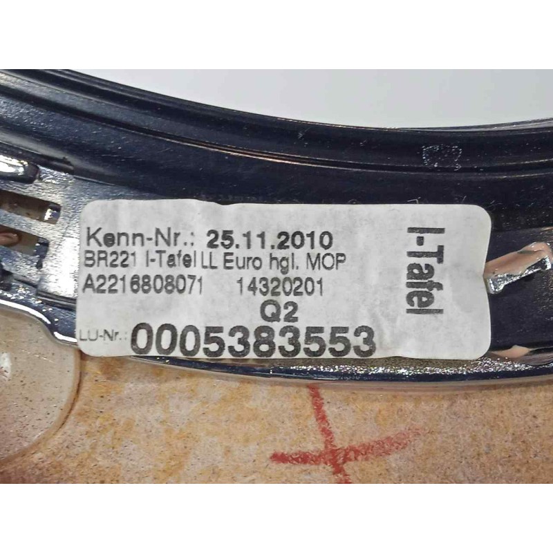 Recambio de moldura para mercedes-benz clase s (w221) berlina 3.0 cdi cat referencia OEM IAM A2216808071 MOLDURA.SALPICADERO 