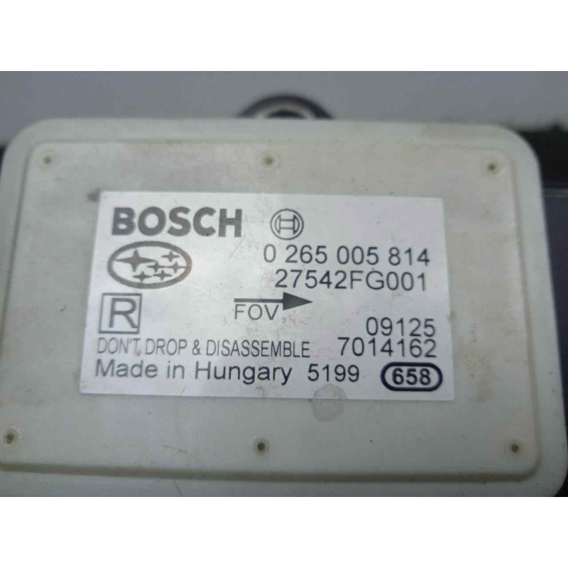 Recambio de centralita esp para subaru forester s12 2.0 diesel cat referencia OEM IAM 0265005814-27542FG001 4.PINES BOSCH