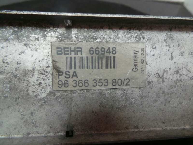 Recambio de intercooler para peugeot 307 (s1) 2.0 hdi fap cat referencia OEM IAM 66948-96366353802  