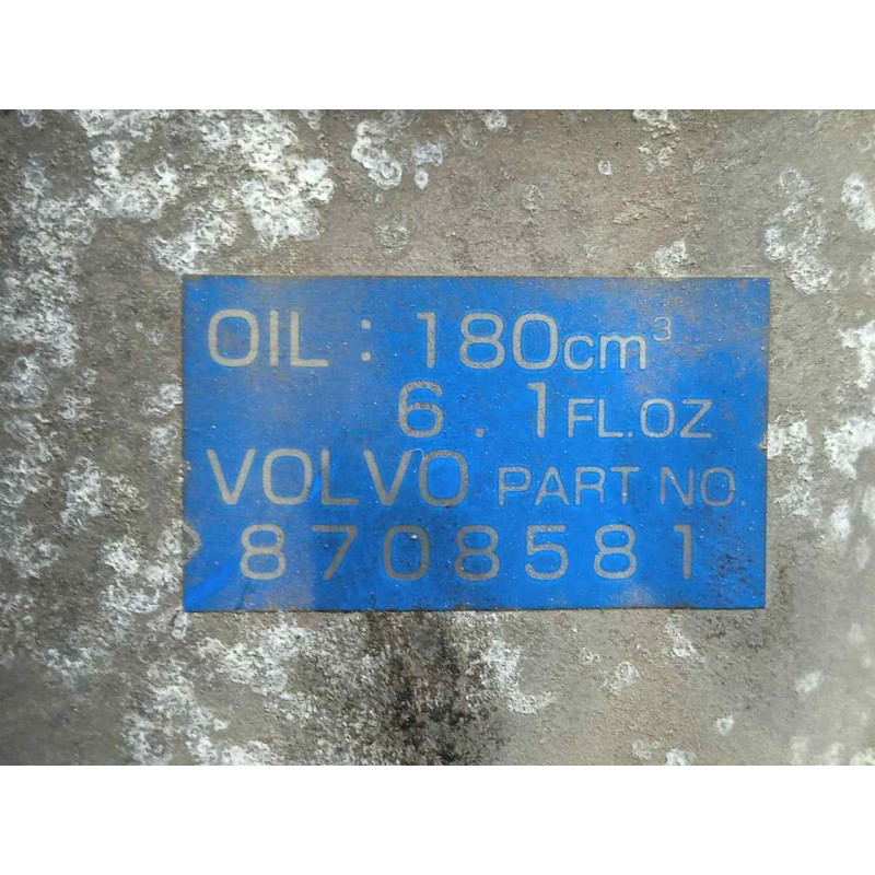 Recambio de compresor aire acondicionado para volvo s40 berlina 1.6 cat referencia OEM IAM 5060116725-8708581 ZEXEL - 6.CANALES 