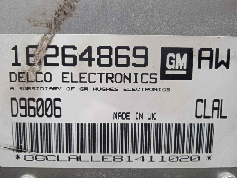Recambio de centralita motor uce para opel corsa b 1.4 cat (2h6) referencia OEM IAM 16264869-D96006  DELCO