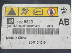Recambio de centralita airbag para chevrolet cruze 1.6 cat referencia OEM IAM 13505823   2
