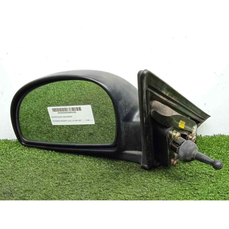 Recambio de retrovisor izquierdo para hyundai accent (lc) 1.5 12v cat referencia OEM IAM SINREFERENCIA MANUAL NEGRO.PLASCTICO