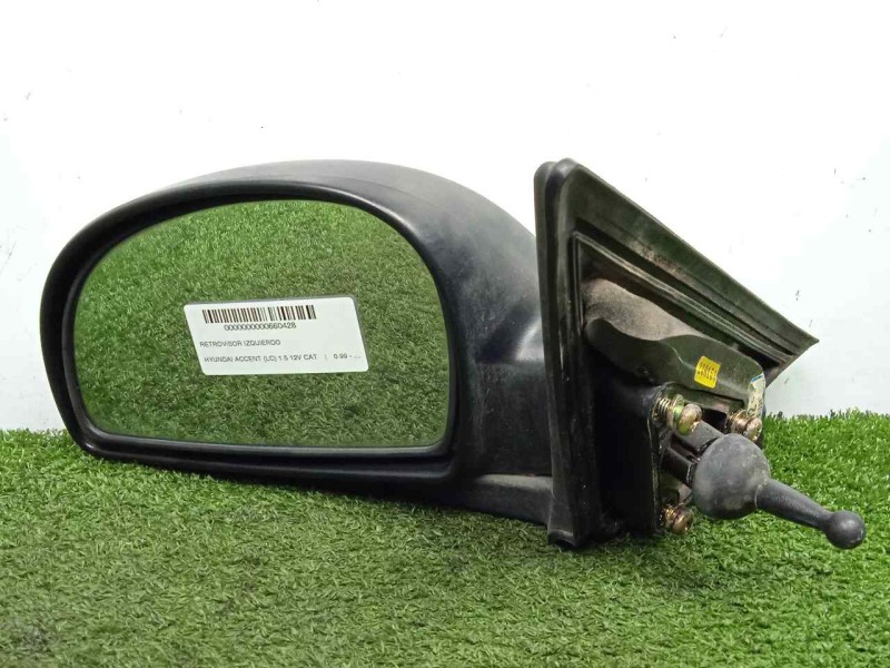Recambio de retrovisor izquierdo para hyundai accent (lc) 1.5 12v cat referencia OEM IAM SINREFERENCIA MANUAL NEGRO.PLASCTICO