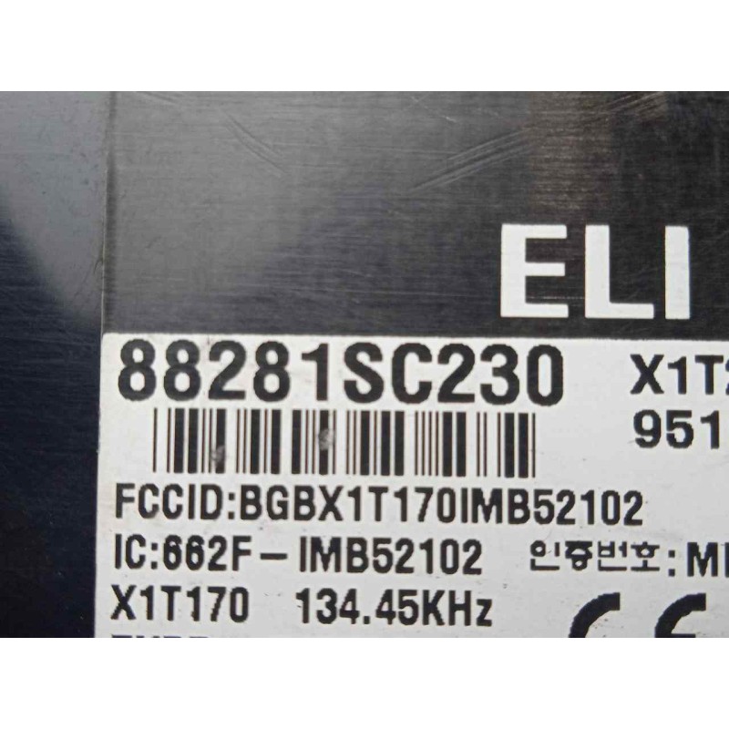 Recambio de modulo electronico para subaru forester s12 2.0 diesel cat referencia OEM IAM 88281SC230  