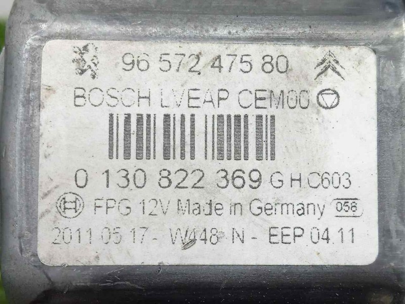 Recambio de motor elevalunas delantero derecho para peugeot 308 sw referencia OEM IAM 9657247580-0130822369  