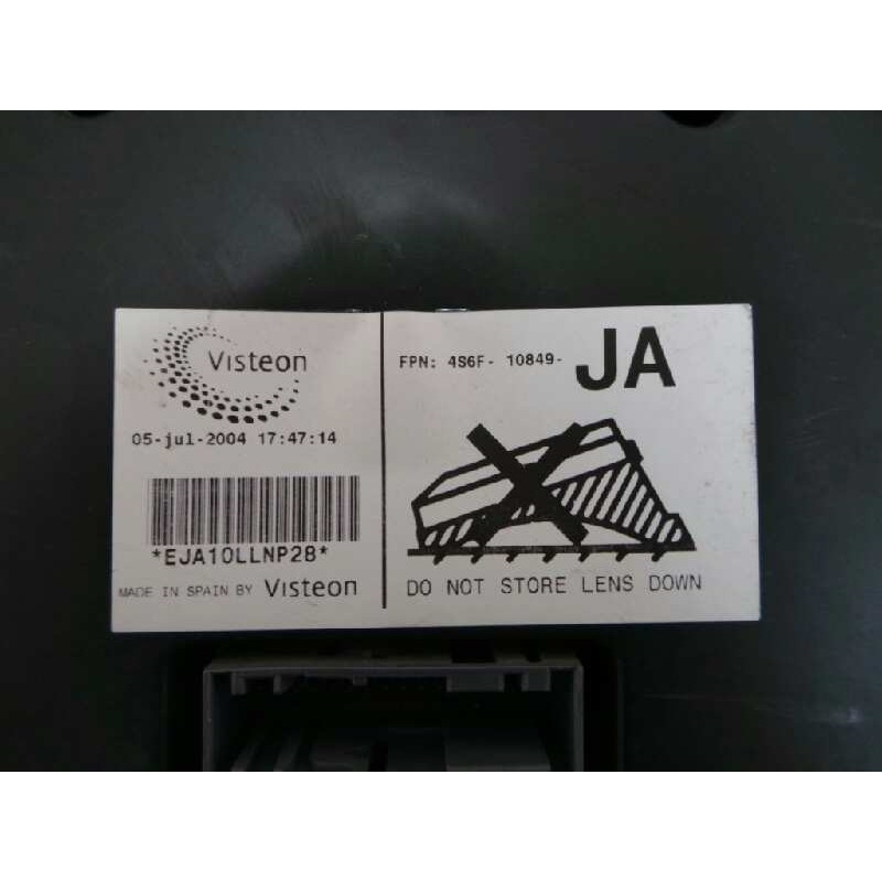 Recambio de cuadro instrumentos para ford fiesta (cbk) 1.4 tdci cat referencia OEM IAM 4S6F10849-EJA10LLNP28  