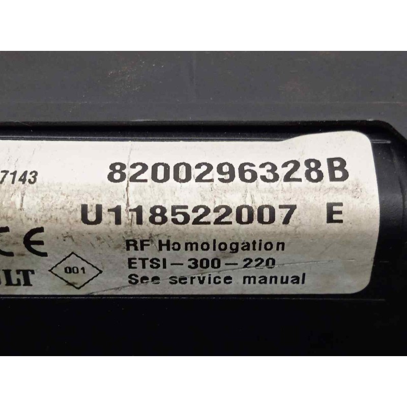 Recambio de modulo electronico para dacia logan mcv 1.6 cat referencia OEM IAM 8200296328B-U118522007E  SIEMENS