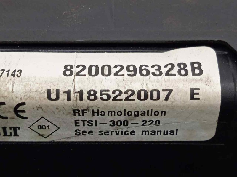 Recambio de modulo electronico para dacia logan mcv 1.6 cat referencia OEM IAM 8200296328B-U118522007E  SIEMENS