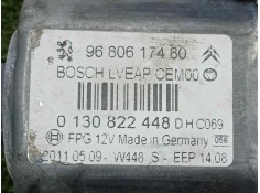 Recambio de motor elevalunas trasero derecho para peugeot 308 sw referencia OEM IAM 9680617480-0130822448   2