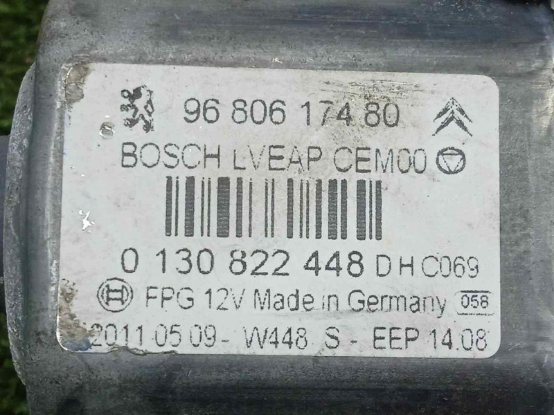 Recambio de motor elevalunas trasero derecho para peugeot 308 sw referencia OEM IAM 9680617480-0130822448  