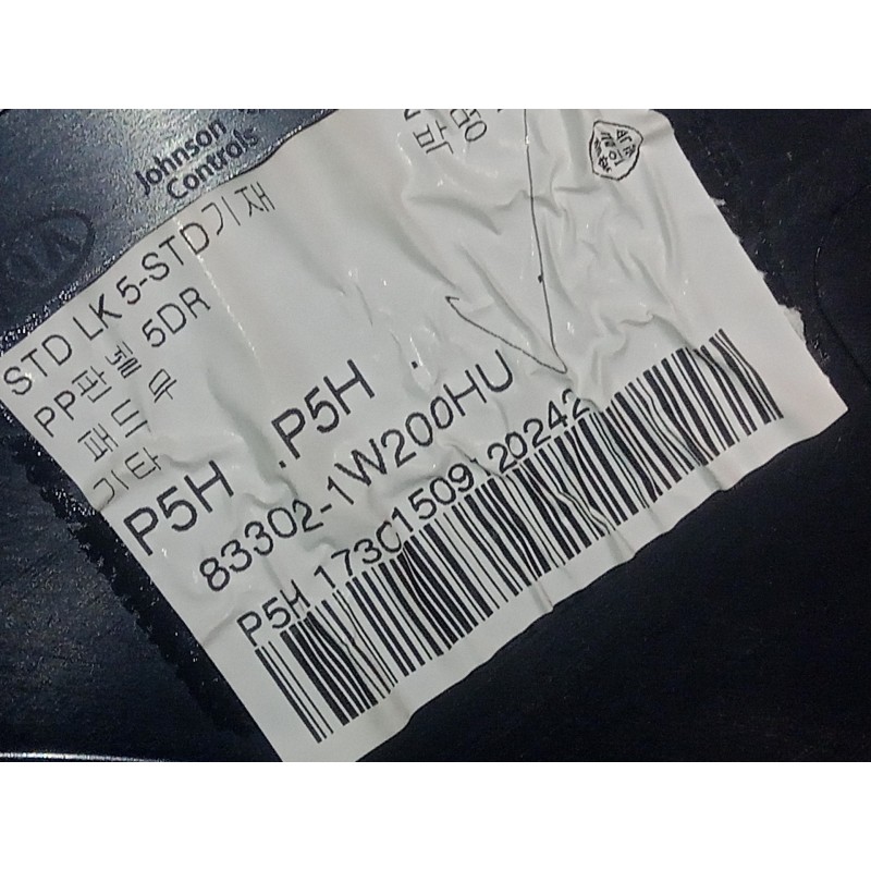 Recambio de guarnecido puerta trasera derecha para kia rio 1.2 cat referencia OEM IAM 833021W200HU  