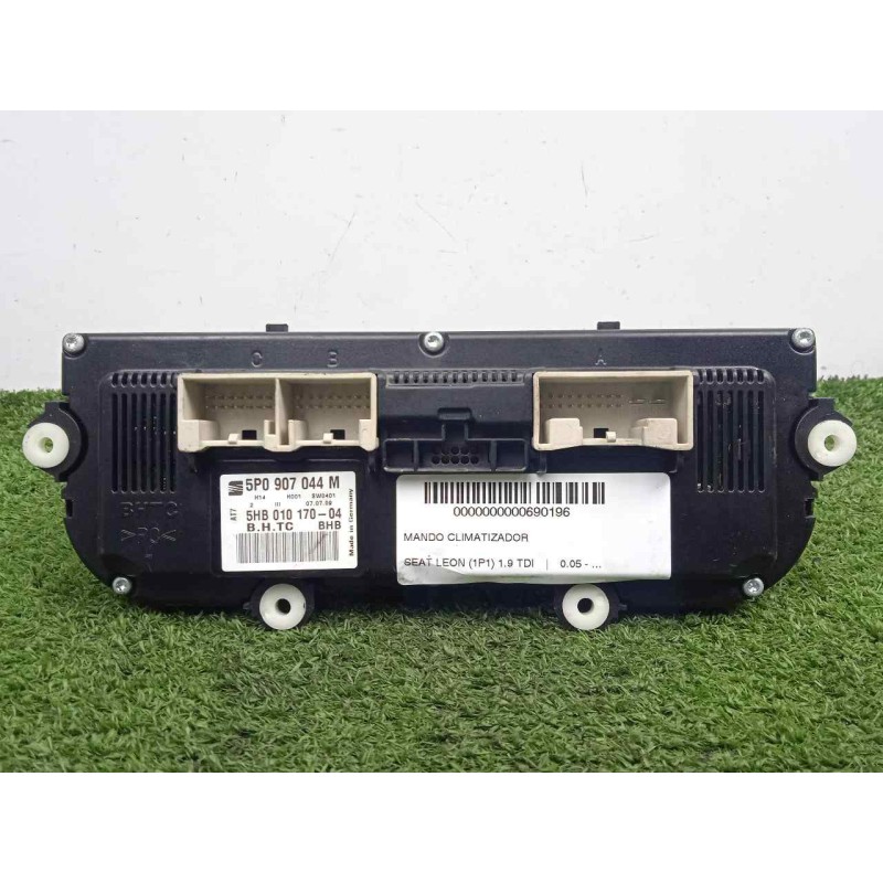 Recambio de mando climatizador para seat leon (1p1) 1.9 tdi referencia OEM IAM 5P0907044M  