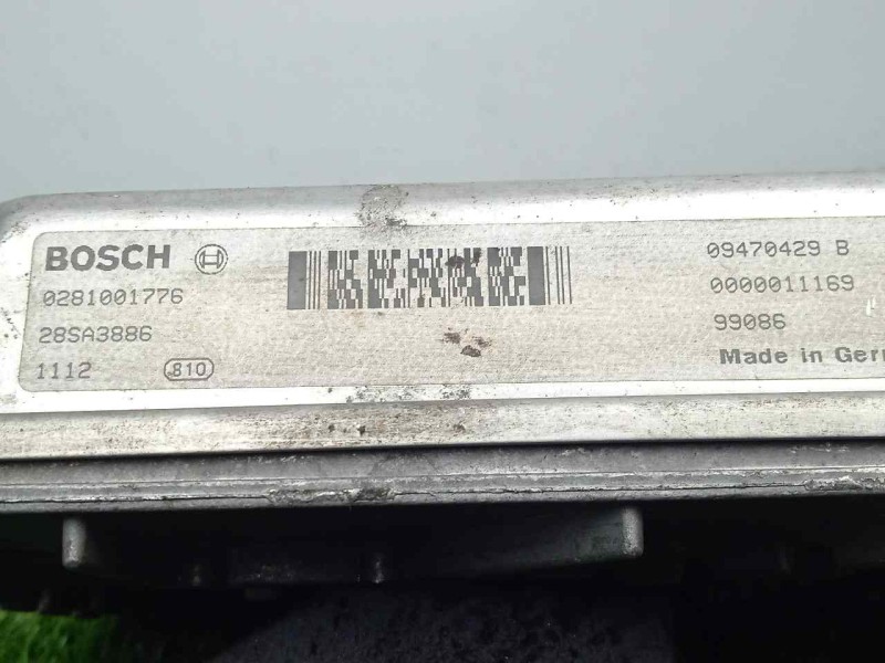Recambio de centralita motor uce para volvo s80 berlina 2.5 turbodiesel referencia OEM IAM 0281001776-09470429B-EDCMSA15831 EDCM