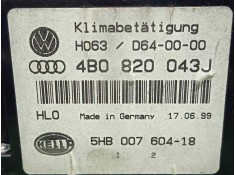 Recambio de mando climatizador para audi a6 berlina (4b2) 2.5 v6 24v tdi referencia OEM IAM 4B0820043J-5HB00760418 CON.ASIENTOS  2