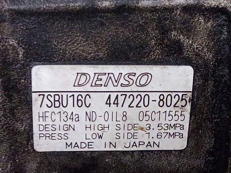 Recambio de compresor aire acondicionado para bmw serie 3 coupe (e46) 2.2 24v cat referencia OEM IAM 4472208025-7SBU16C DENSO 7S