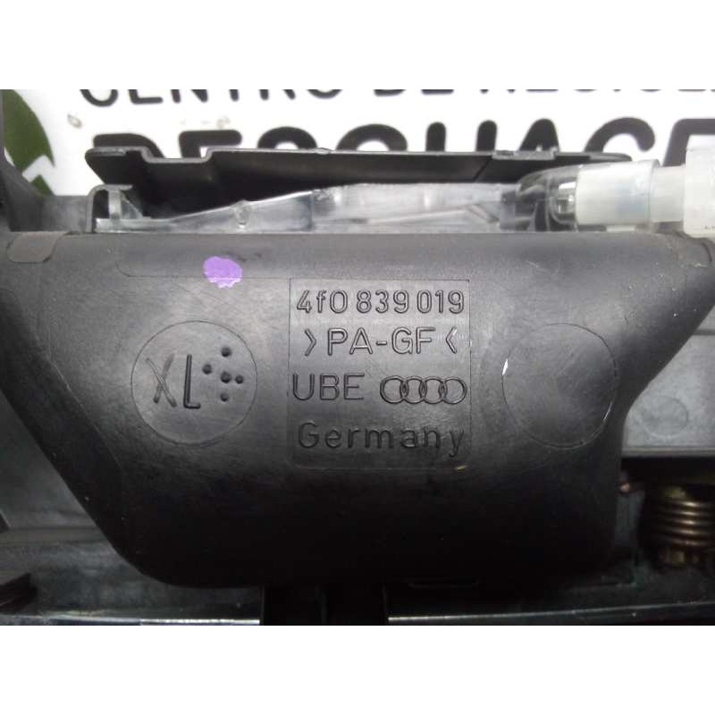 Recambio de maneta interior trasera izquierda para audi a6 berlina (4f2) 3.0 v6 24v tdi referencia OEM IAM 4F0839019 CROMADA 