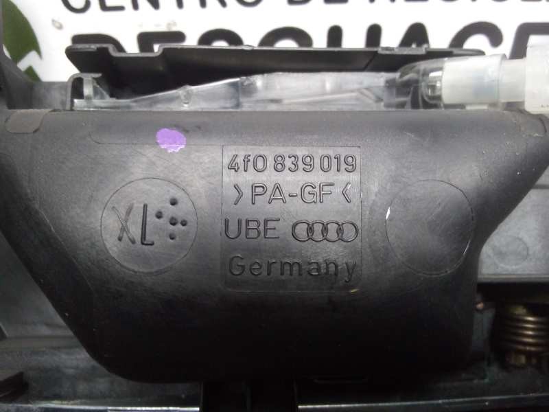 Recambio de maneta interior trasera izquierda para audi a6 berlina (4f2) 3.0 v6 24v tdi referencia OEM IAM 4F0839019 CROMADA 