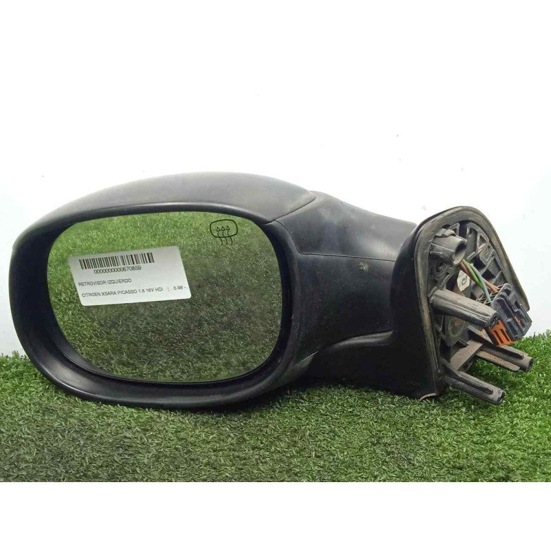 Recambio de retrovisor izquierdo para citroën xsara picasso 1.6 16v hdi referencia OEM IAM 96570954XT ELECTRICO - CONECTOR.NARAN