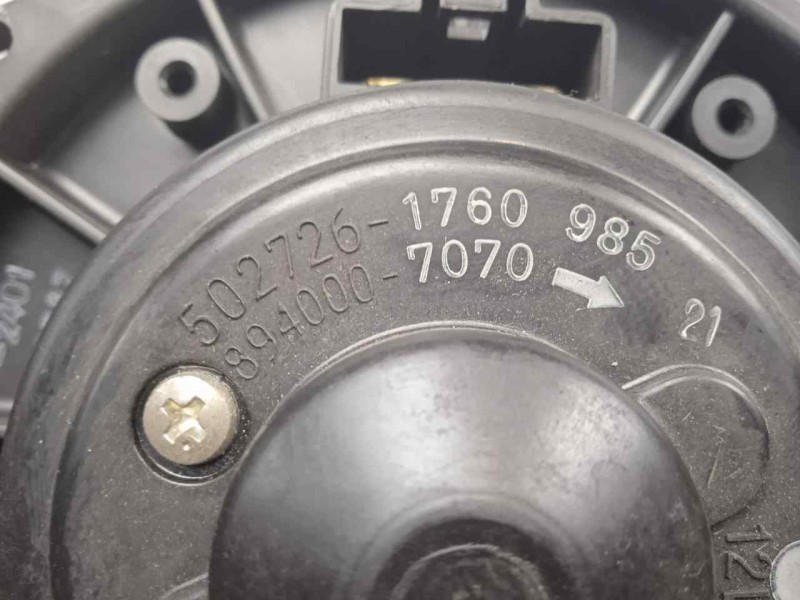 Recambio de motor calefaccion para subaru forester s12 2.0 diesel cat referencia OEM IAM 5027261760-8940007070-72223SA030 SIN.CL