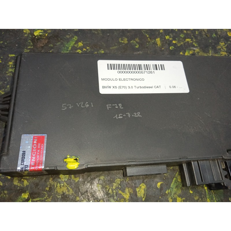 Recambio de modulo electronico para bmw x5 (e70) 3.0 turbodiesel cat referencia OEM IAM 6135922705301-2102170776  