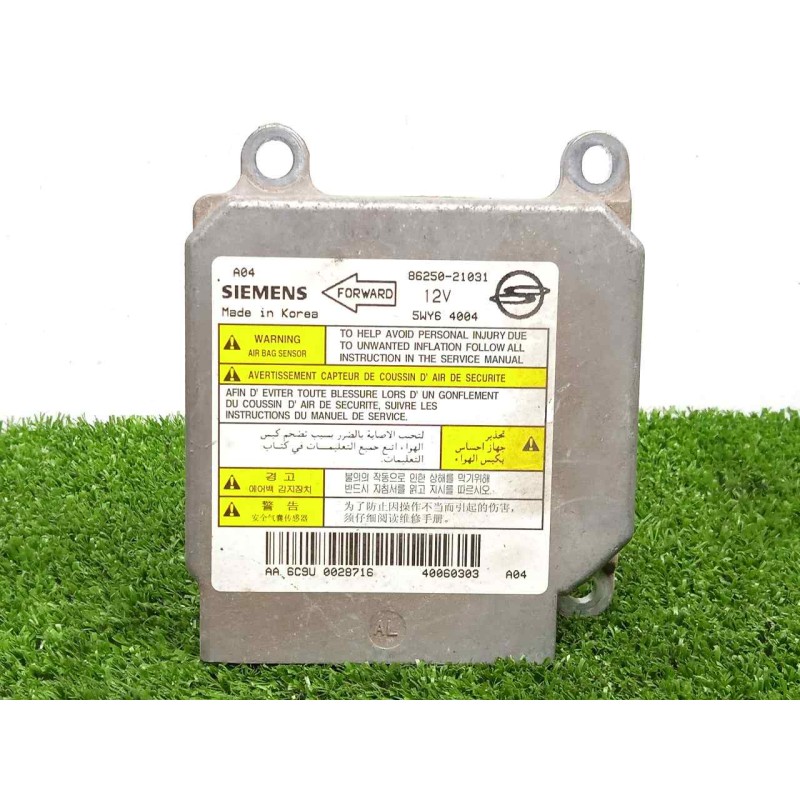 Recambio de centralita airbag para ssangyong rodius 2.7 turbodiesel cat referencia OEM IAM 8625021031-5WY64004  SIEMENS