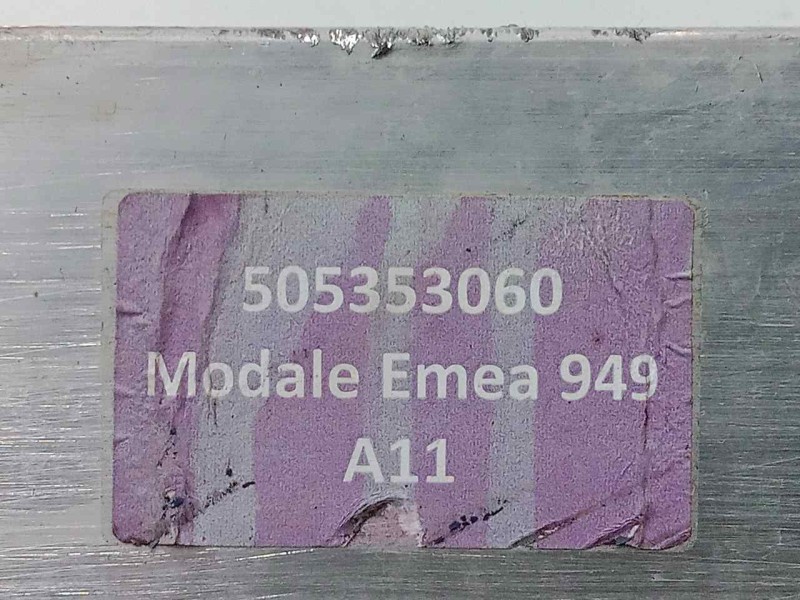 Recambio de refuerzo paragolpes delantero para alfa romeo stelvio (630) 2.2 jtdm cat referencia OEM IAM 505353060 ALUMINIO 