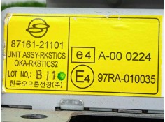 Recambio de modulo electronico para ssangyong rodius 2.7 turbodiesel cat referencia OEM IAM 8716121101-A000224-97RA010035   2